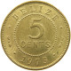 BELIZE 5 CENTS 1973 Elizabeth II. (1952-2022) #a021 0217 - Belize