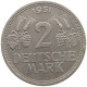 BRD 2 MARK 1951 F  #c005 0015 - 2 Mark