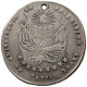 BOLIVIA 2 SOLES 1856 PROCLAMATION MEDAL #t060 0215 - Bolivië