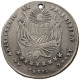 BOLIVIA 2 SOLES 1856 PROCLAMATION MEDAL #t060 0215 - Bolivie