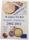 BRD SET 2002-2012 10 JAHRE EURO #bs15 0007 - Münz- Und Jahressets
