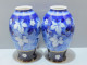 Delcampe - -SUPERBE PAIRE DE VASES PORCELAINE De SAXE Signés E (1 Couronne) J & 1861  E - Other & Unclassified