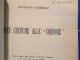 Note Critiche Alle Coefore Autografo Giuseppe Cammelli 1931 Estratto Dagli Studi Italiani Di Filologia Classica - Geschiedenis, Biografie, Filosofie