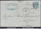 FRANCE N°60A SUR LETTRE AVEC CONVOYEUR DE STATION CHERBOURG LIGNE 131 C.CH. - 1871-1875 Ceres