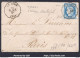 FRANCE N°60C SUR LETTRE AVEC CONVOYEUR DE STATION LE LUDE LIGNE 54 FL.AUB. A VOIR - 1871-1875 Ceres