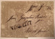 V.D.QUELUZ (Minas Gerais) 1838 Entire Prephilatelic Cover (Brazil Lettre - Prefilatelia