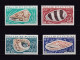 WALLIS ET FUTUNA 1976 TIMBRE N°192/95 NEUF** COQUILLAGES - Ungebraucht