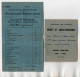 VP22.452 - Ecole SAINT - NICOLAS - DE - REDON  1945 / 46 - Bulletin Mensuel & Carnet De Correspondance De Melle GOURAUD - Diploma & School Reports