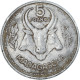 Monnaie, Madagascar, 5 Francs, 1953 - Madagaskar