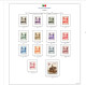 Delcampe - SOMAGLIA, Fogli Autocostruiti. - Stamp Boxes