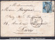 FRANCE N°60A SUR LETTRE AVEC CONVOYEUR DE STATION BOURG LA REINE LIGNE 310 ORS.P. - 1871-1875 Ceres