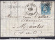 FRANCE N°29B SUR LETTRE AVEC CONVOYEUR DE STATION ETAMPES LIGNE 308 P.ORL. - 1863-1870 Napoleon III With Laurels