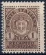 LUOGOTENENZA 1945 L. 1 RECAPITO AUTORIZZATO - NUOVO MNH ** SASSONE RA7 - Autorisierter Privatdienst