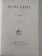 Nuovi Canti Di Giovanni Prati Torino 1844 Antonio Crosa Libraio Novara Con Autografo Di Noto Accademico - Alte Bücher