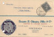 Portugal , 1962 , VICENTE R. OLIVEIRA FILHO & Cª, Cordage  , CORTEGAÇA , Commercial Postcard - Portugal