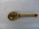 Vintage Khokhloma Wooden Spoon Hand Painted In Russia Russian Art #2146 - Cuillers