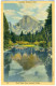 Linen Postcard, Yosemite National Park, Half Dome From Sentinel Bridge, California, US - Yosemite