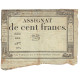 France, 100 Francs, SERIE 2068, TB, KM:A78, Lafaurie:173 - Assignats