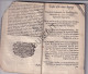 Ruïne En Aermoede Der Spaensche Nederlanden - Luik 1686  (w255) - Oud