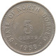 BRITISH NORTH BORNEO 5 CENTS 1938  #a034 0497 - Colonies