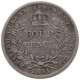 BRITISH GUYANA 4 PENCE 1891 Victoria 1837-1901 #t111 0109 - Guyana