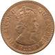 BRITISH CARIBBEAN TERRITORIES CENT 1965 Elizabeth II. (1952-2022) #s062 0095 - Caribe Británica (Territorios Del)