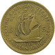 BRITISH CARIBBEAN TERRITORIES 5 CENTS 1964 Elizabeth II. (1952-2022) #c014 0347 - Caribe Británica (Territorios Del)