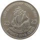 BRITISH CARIBBEAN TERRITORIES 25 CENTS 1981 Elizabeth II. (1952-2022) #s070 0413 - Caribe Británica (Territorios Del)