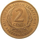 BRITISH CARIBBEAN TERRITORIES 2 CENTS 1965 Elizabeth II. (1952-2022) #s036 0089 - Caribe Británica (Territorios Del)