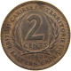 BRITISH CARIBBEAN TERRITORIES 2 CENTS 1960 Elizabeth II. (1952-2022) #s017 0293 - Caribe Británica (Territorios Del)