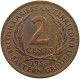 BRITISH CARIBBEAN TERRITORIES 2 CENTS 1958 Elizabeth II. (1952-2022) #a066 0037 - Territoires Britanniques Des Caraïbes