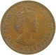 BRITISH CARIBBEAN TERRITORIES 2 CENTS 1955 Elizabeth II. (1952-2022) #a041 0131 - British Caribbean Territories