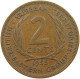 BRITISH CARIBBEAN TERRITORIES 2 CENTS 1955 Elizabeth II. (1952-2022) #a041 0131 - British Caribbean Territories