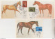 RUSSIA - USSR : HORSES Set Of 5 Maximum Cards #1082305192 - Registered Shipping! - Tarjetas Máxima