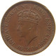 CEYLON 1/2 CENT 1937 George VI. (1936-1952) #s052 0163 - Sri Lanka