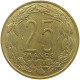 CENTRAL AFRICAN STATES 25 FRANCS 1986  #a093 0733 - República Centroafricana