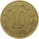 CENTRAL AFRICAN STATES 10 FRANCS 1974  #a050 0397 - República Centroafricana