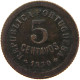 CAPE VERDE 5 CENTAVOS 1930  #s029 0025 - Cape Verde