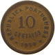 CAPE VERDE 10 CENTAVOS 1930  #s050 0597 - Cap Verde