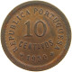 CAPE VERDE 10 CENTAVOS 1930  #c052 0537 - Cap Verde