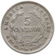 COSTA RICA 5 CENTAVOS 1890  #t133 0269 - Costa Rica