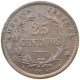 COSTA RICA 25 CENTAVOS 1892  #t135 0037 - Costa Rica