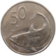 COOK ISLANDS 50 CENTS 1972 Elizabeth II. (1952-2022) #c008 0461 - Cookeilanden