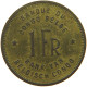 CONGO BELGIAN FRANC 1944  #a069 0837 - 1934-1945: Leopold III.