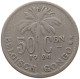 CONGO BELGIAN 50 CENTIMES 1924  #a061 0105 - 1910-1934: Alberto I