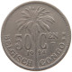 CONGO BELGIAN 50 CENTIMES 1924  #a061 0111 - 1910-1934: Albert I