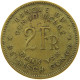 CONGO BELGIAN 2 FRANCS 1947  #s080 0595 - 1945-1951: Regentschap