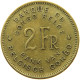 CONGO BELGIAN 2 FRANCS 1946  #s080 0561 - 1945-1951: Regentschap