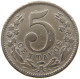 COLOMBIA 5 CENTAVOS 1886  #a034 0845 - Kolumbien