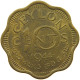 CEYLON 10 CENTS 1944 George VI. (1936-1952) #c014 0343 - Sri Lanka